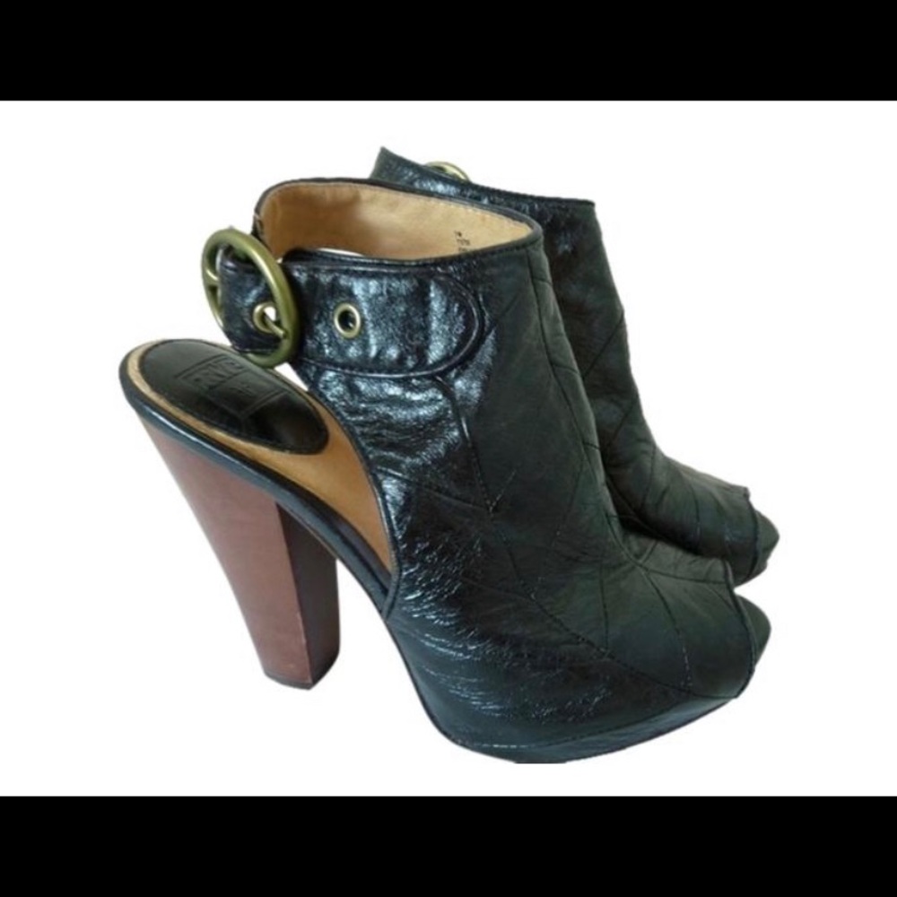 Frye Emily Slingback Shoes Size 7.5 Black